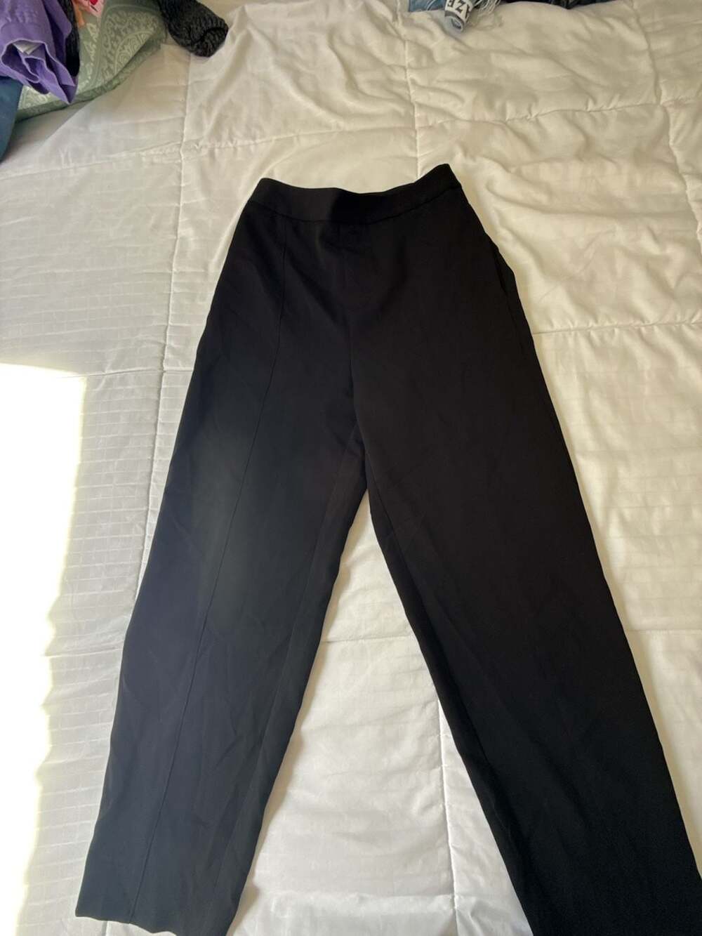 A New Day Dress Pants Size XS Black Pull-On Trousers